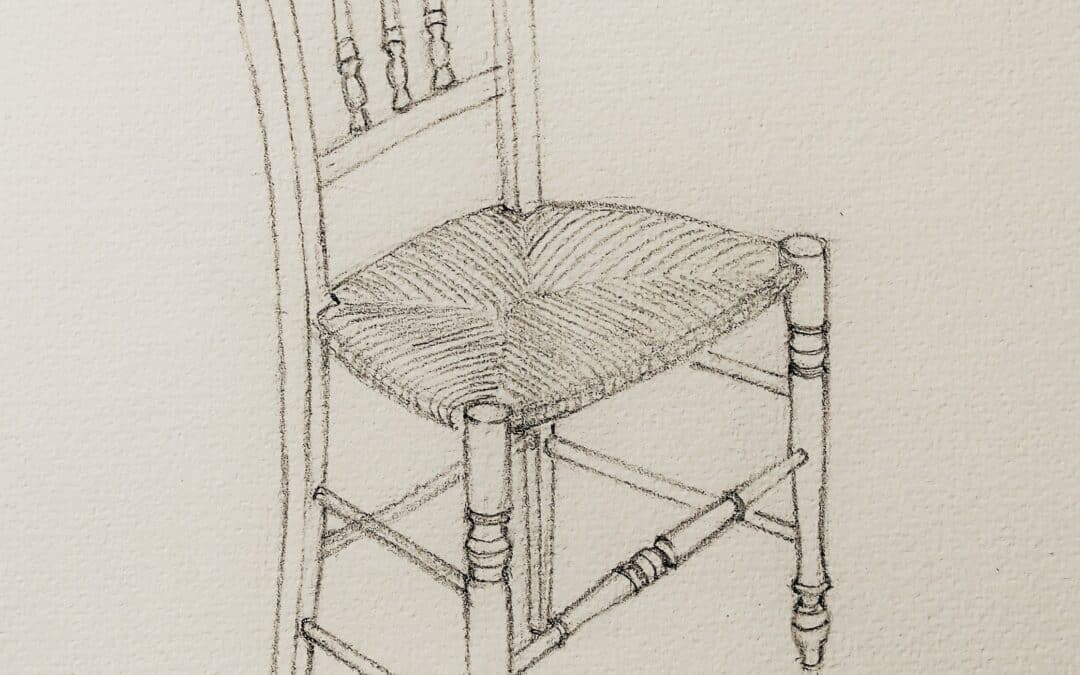 Comment dessiner une chaise en perspective ?