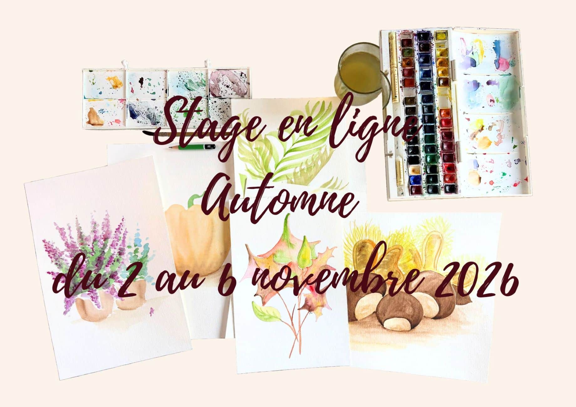 stage dessin et aquarelle automne 2026 alsace